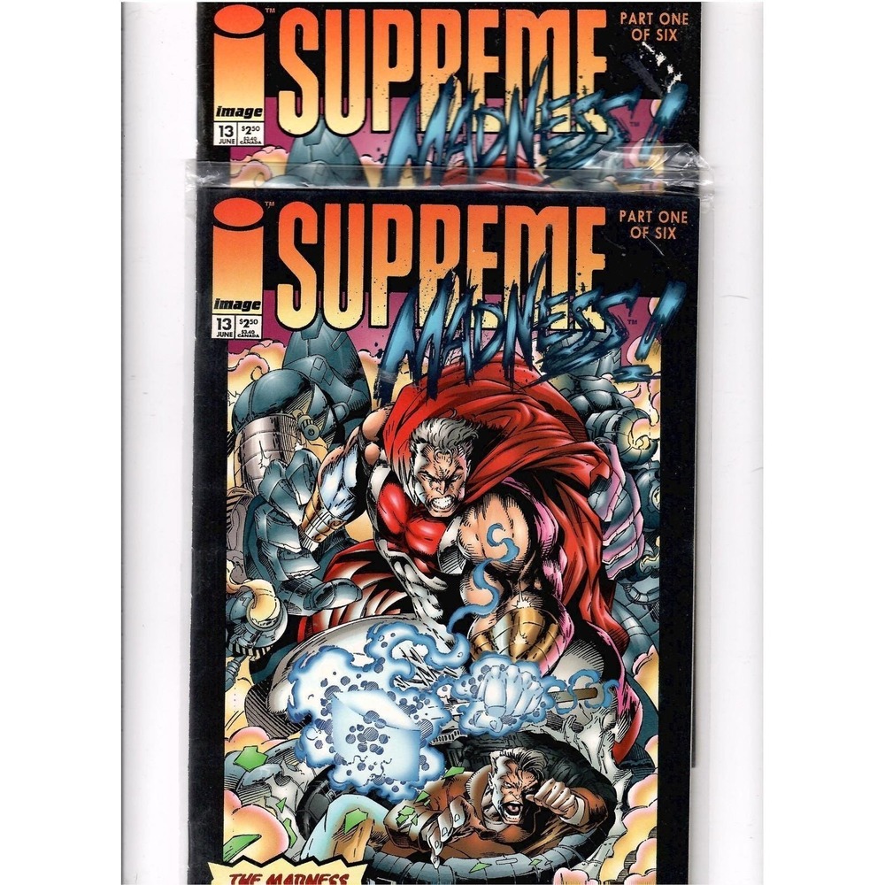 Image‎ Comics Supreme Comic Book Lot 3 Issues Duplicate Copies Bagged